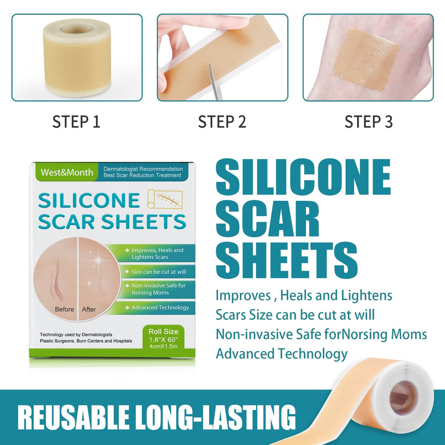 Silicone Scar Treatment — Cut-to-Fit Smoother-Looking Care