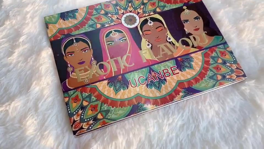 48-Color Eyeshadow Palette for Bold Colorful Looks