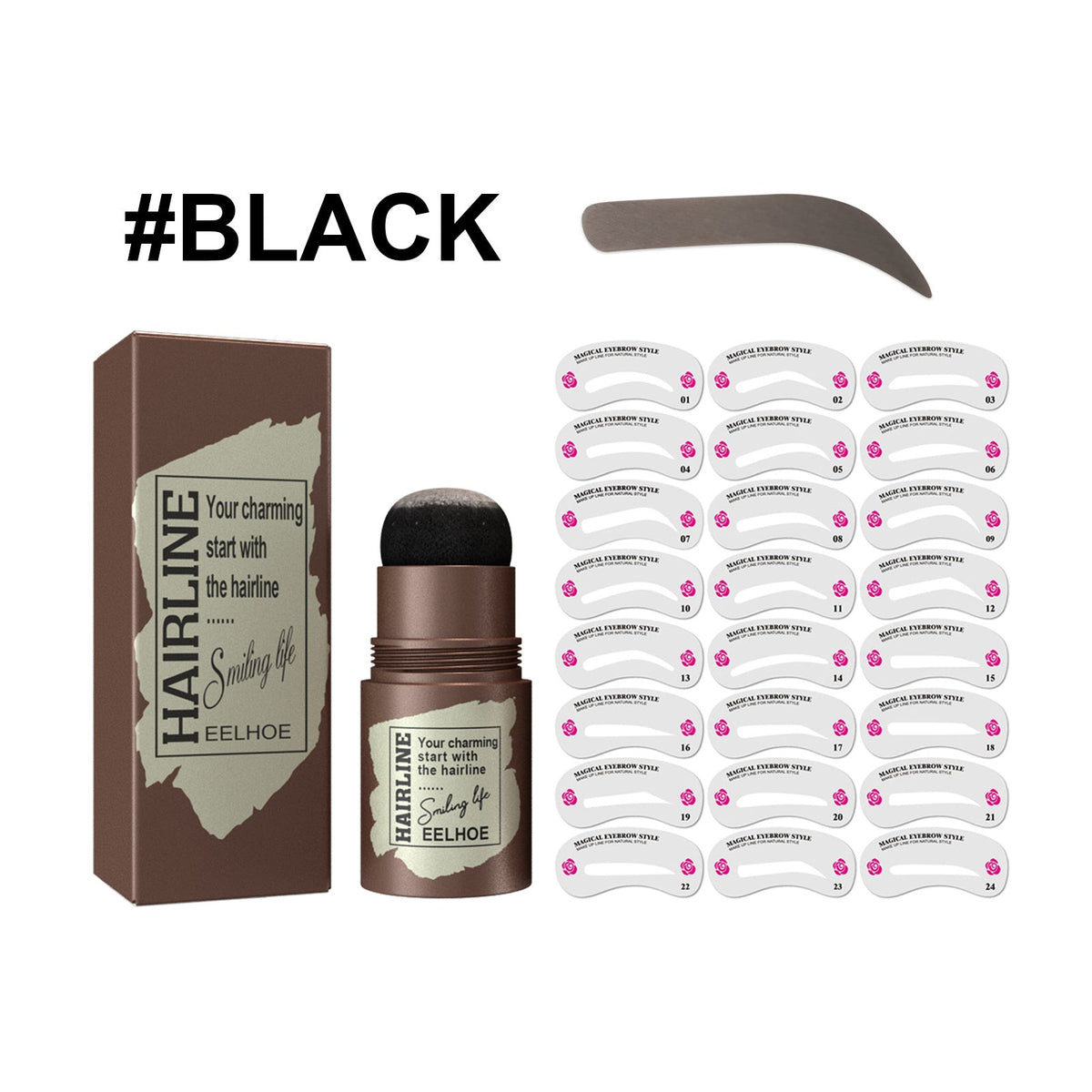 Eyebrow Stamp Kit for Fast, Defined, Waterproof Brows