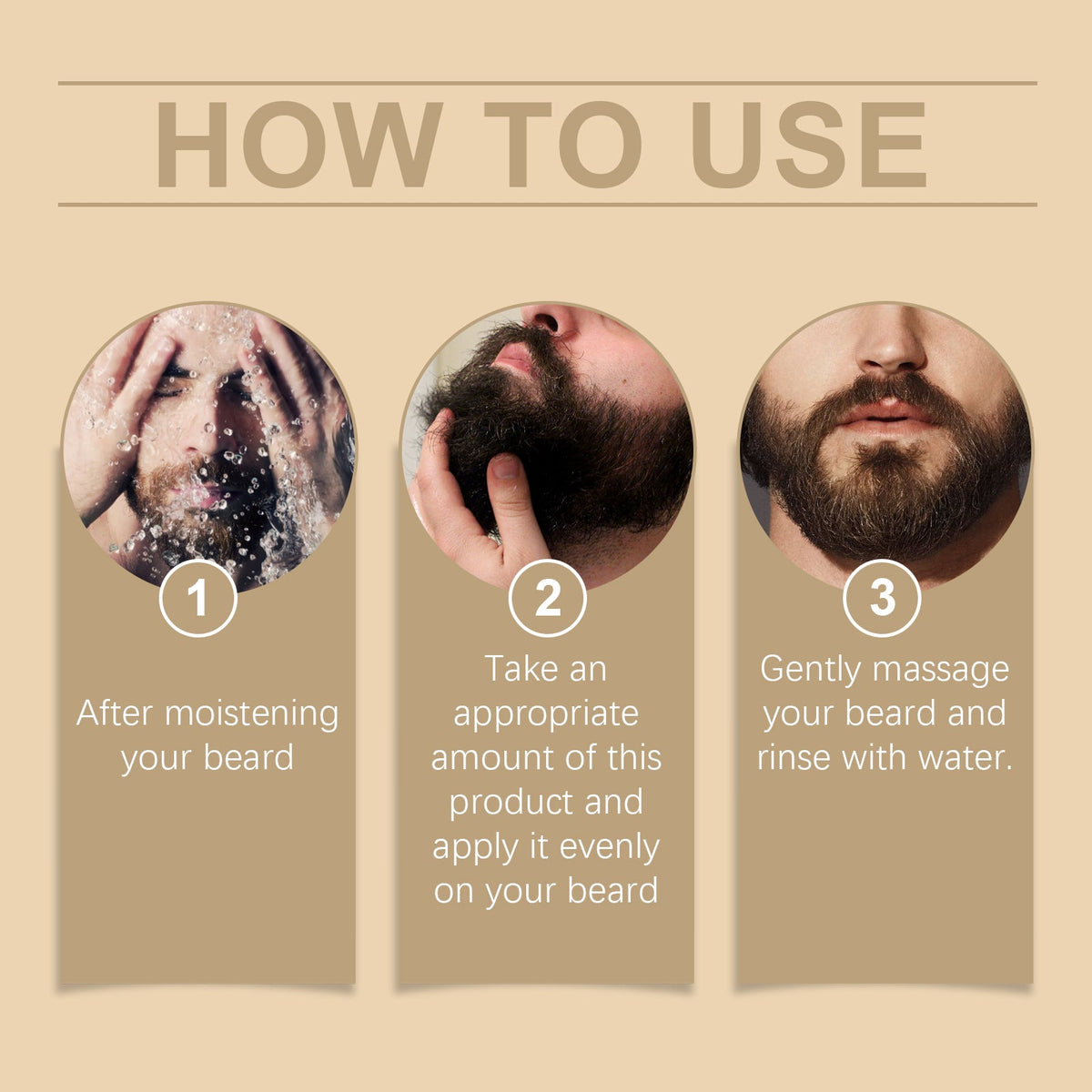 Beard Cleanser for Growth — Herbal Wash for Thicker Facial