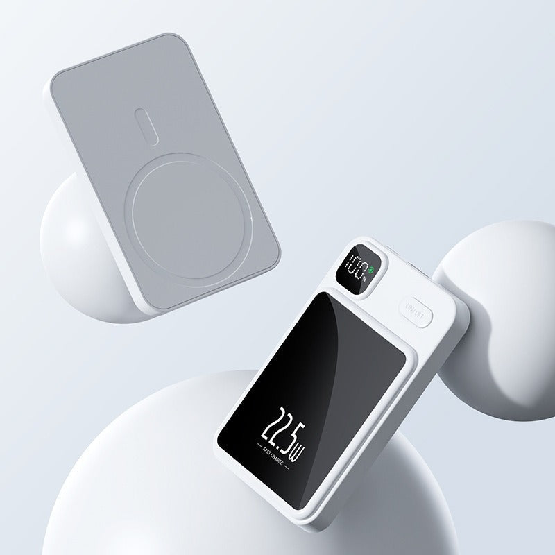 Magnetic Power Bank with Fast Charging & OLED Display