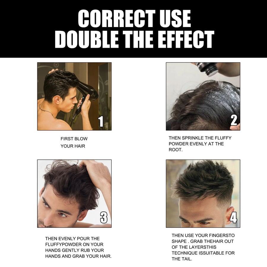 Men's Texture Powder for Instant Hair Volume
