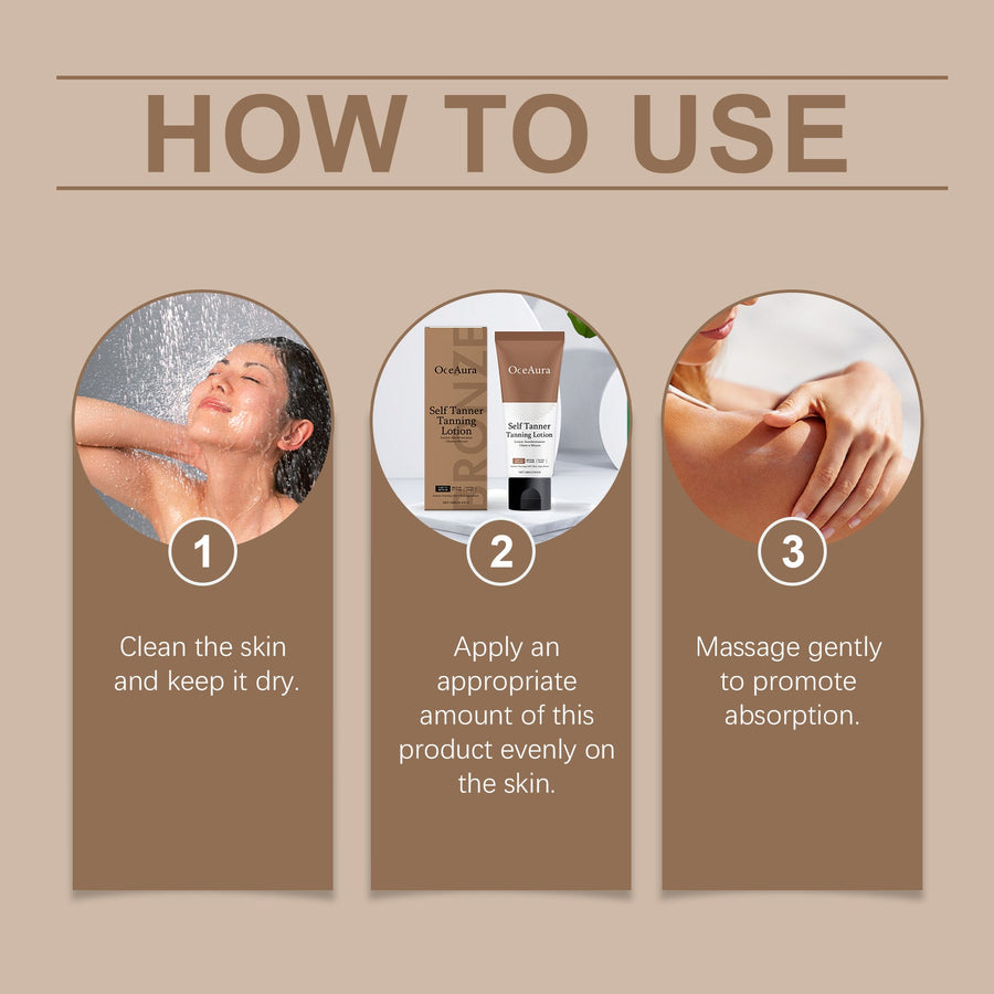 Natural Sun Tan Lotion – UV‑Free Self Tanner for a Bronze Glow