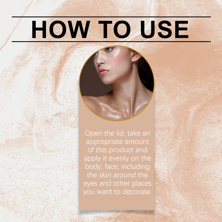 Glitter Body Lotion for Instant Radiant Skin Shimmer