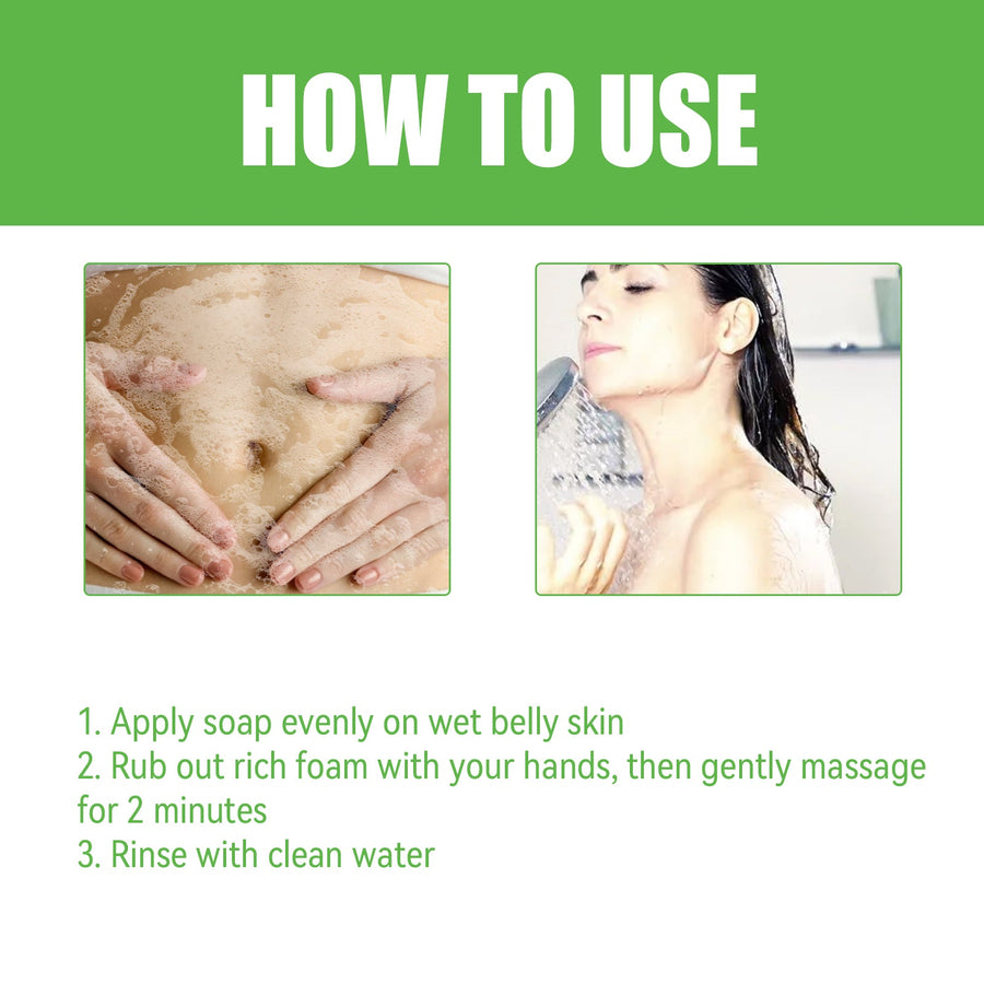 Bamboo Cleansing Soap Bar for Soothing Belly Comfort