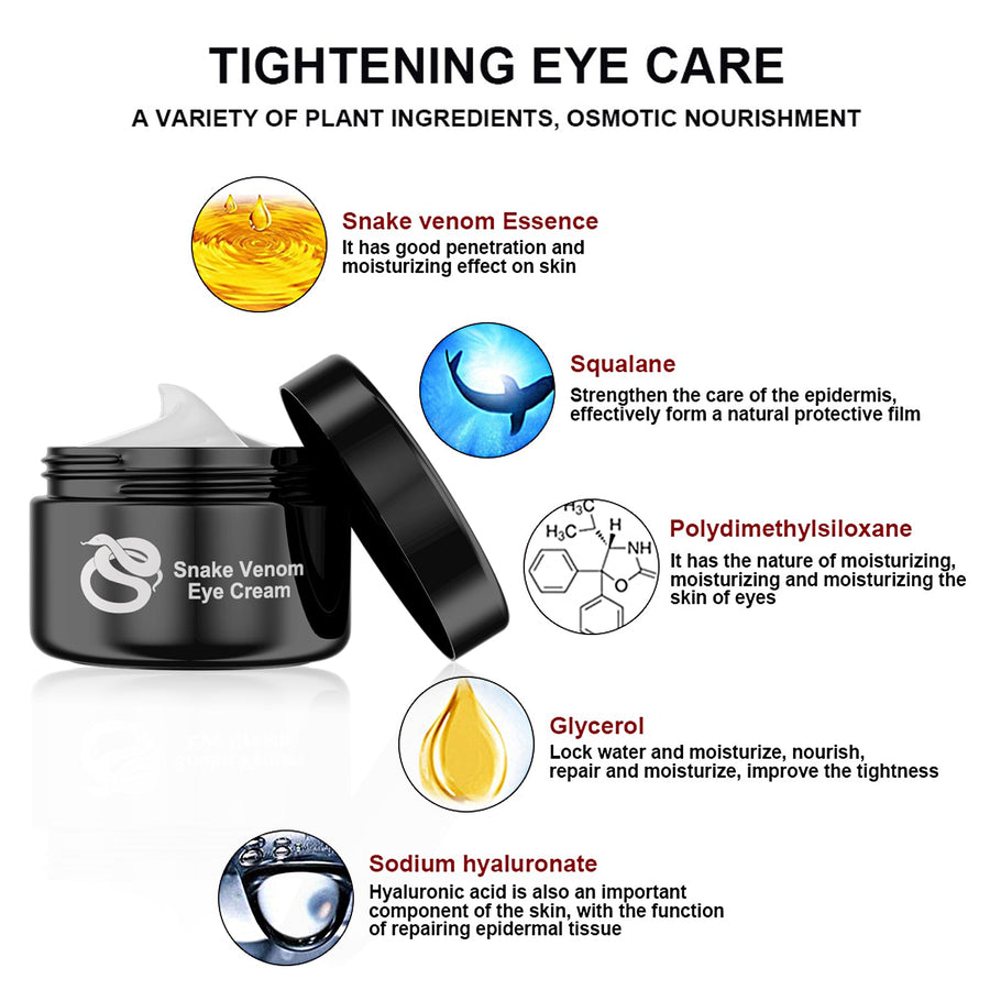 Snake Venom Eye Cream – Reduces Dark Circles & Fine Lines