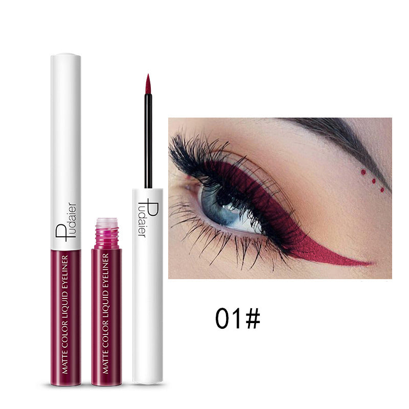 Waterproof Liquid Eyeliner for Precise, Vivid Color Definition