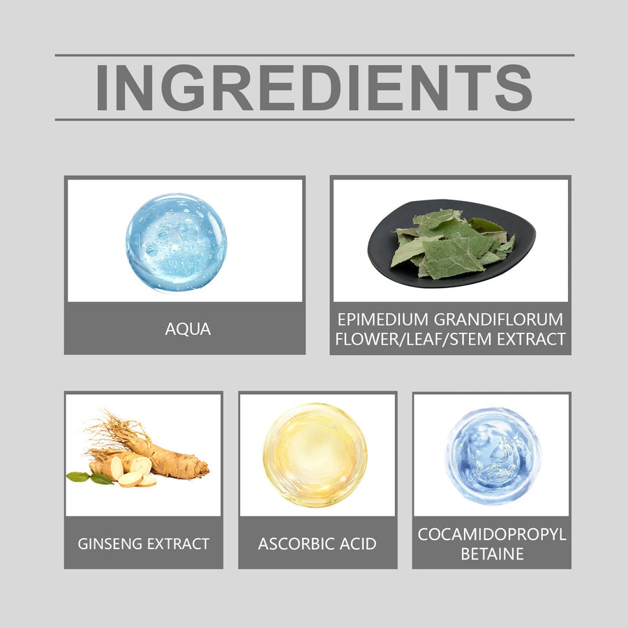 Men's Epimedium Shower Gel for Hydrated, Fragrant Skin