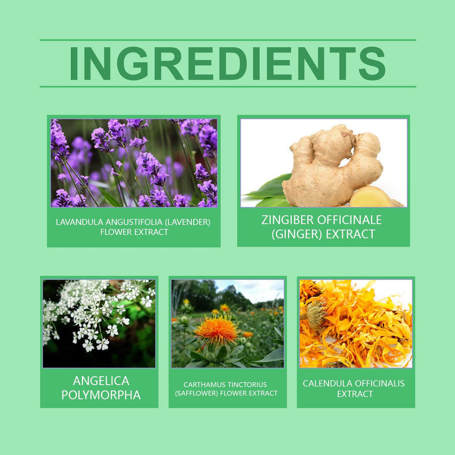 Ginger Safflower Foot Bath Kit for Circulation & Sleep