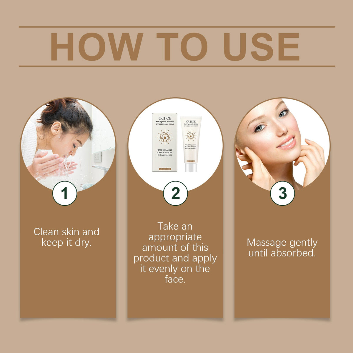 SPF 50 Probiotic Day Cream for Dark Spots & Sun Damage