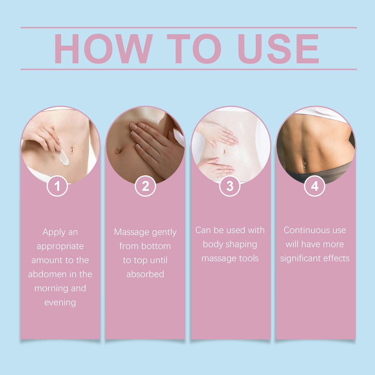OceAura Belly Firming Cream for Loose Skin After Baby