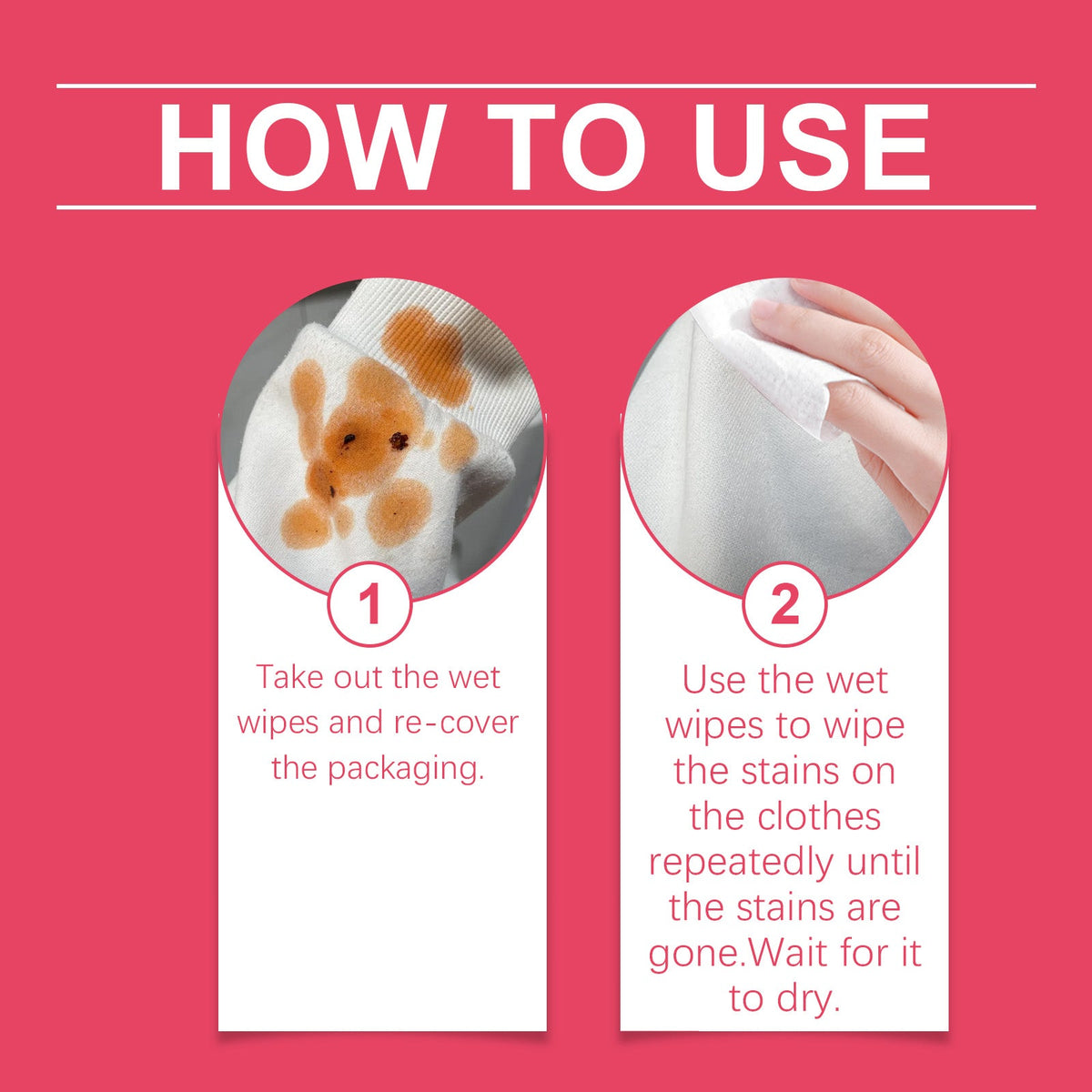 Stain Remover Wipes: Lift Grease Stains On-the-Go