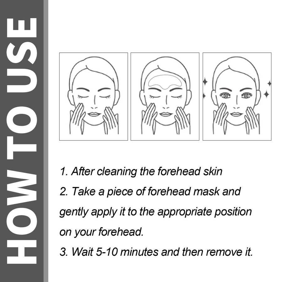 Forehead Hydrogel Mask for Fine Lines & Deep Hydration
