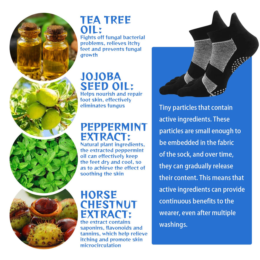 Antifungal Deodorant Socks — Cure Athlete’s Foot