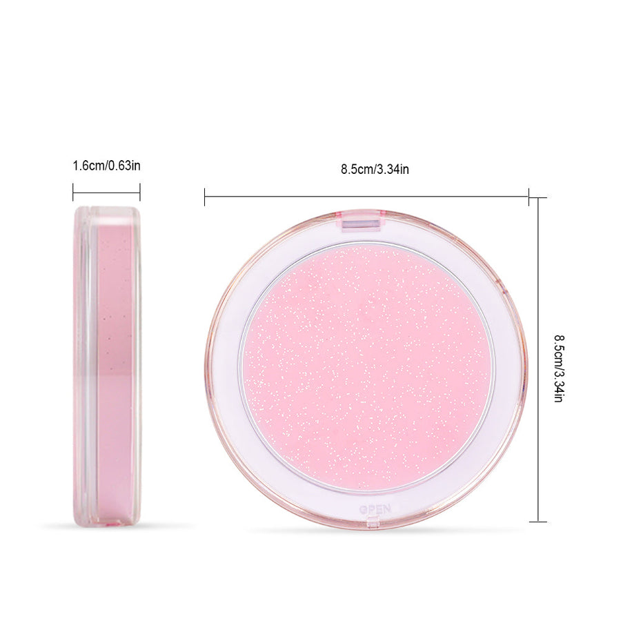 LED Mini Makeup Mirror — 3X Magnification, Rechargeable