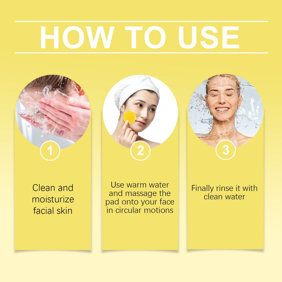 Kojic Acid Turmeric Cleansing Pads for Oily Dull Skin