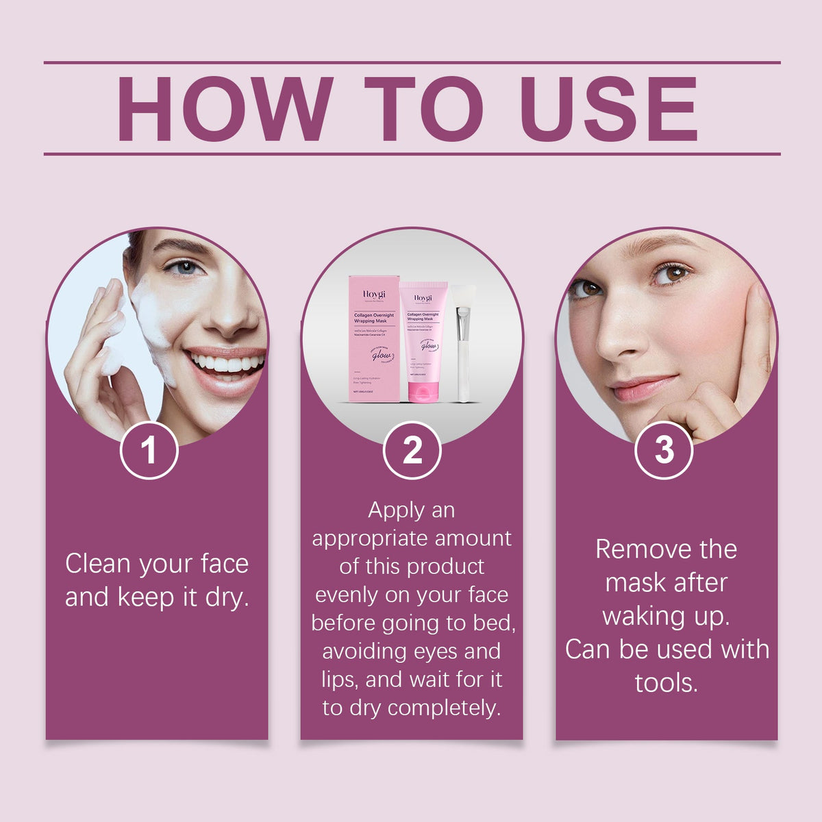 Hoygi Collagen Peel-Off Mask With Brush Applicator