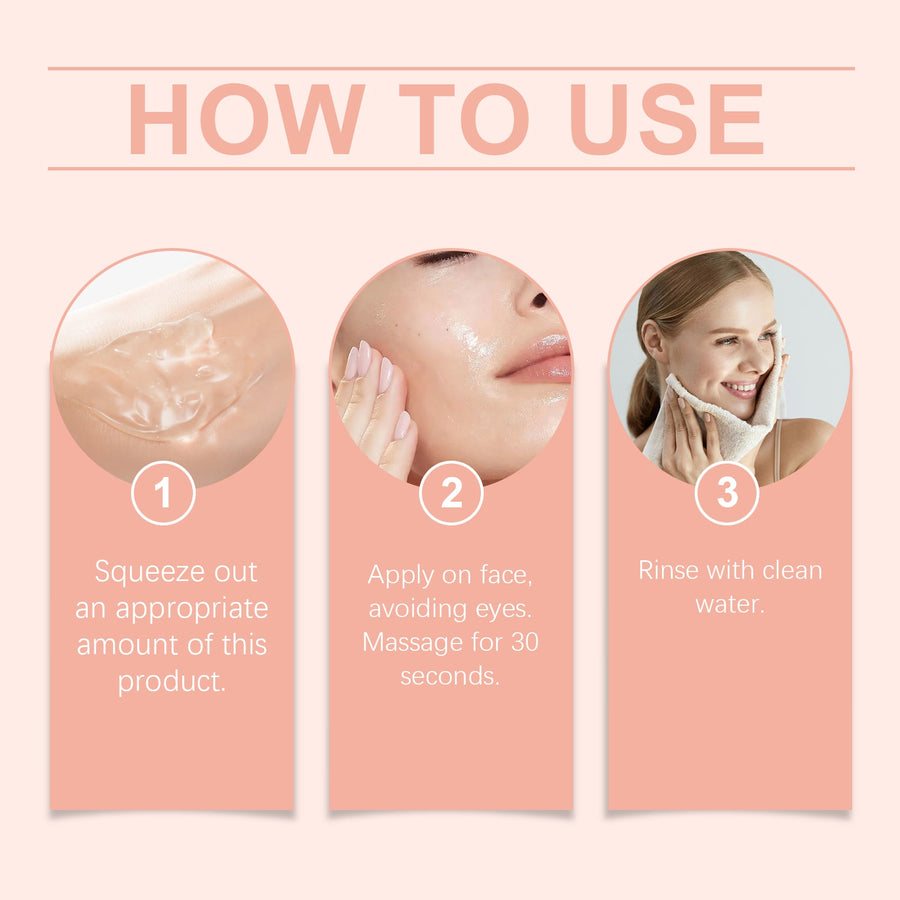 Facial Exfoliating Gel for Gentle Daily Skin Renewal