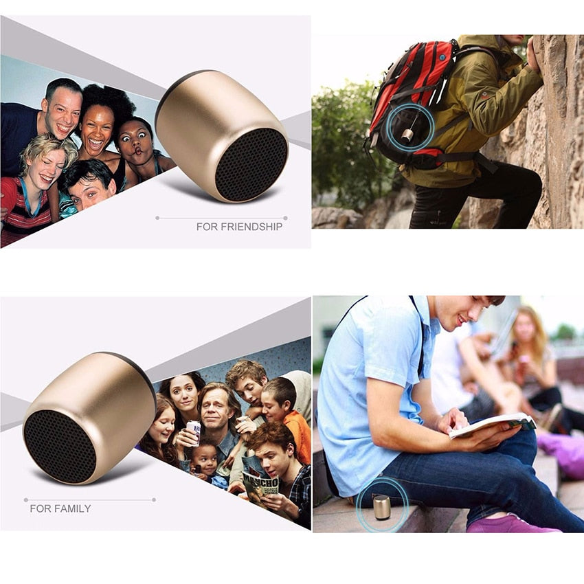 Mini Bluetooth Speaker — Ultra‑Portable 1.7 Inch