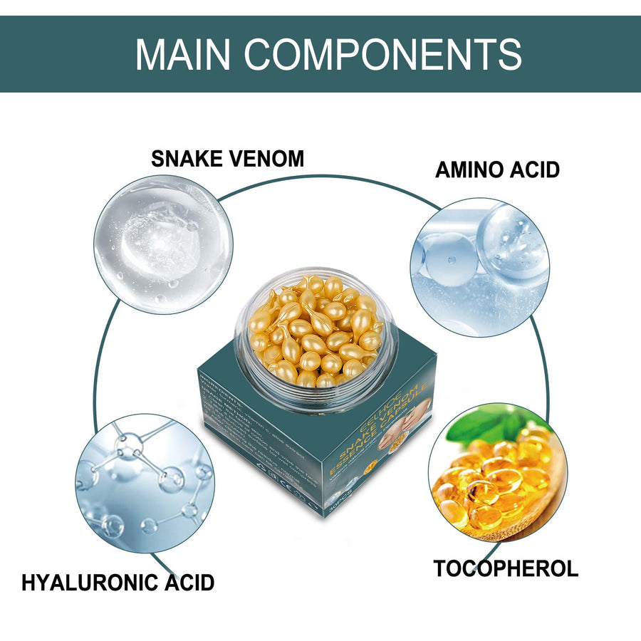 Snake Venom Essence Capsules for Firming & Fine Lines