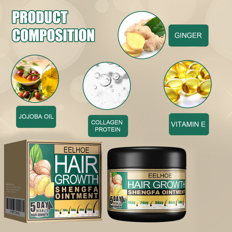 Ginger Hair Cream for Nourished, Stronger-Looking Roots