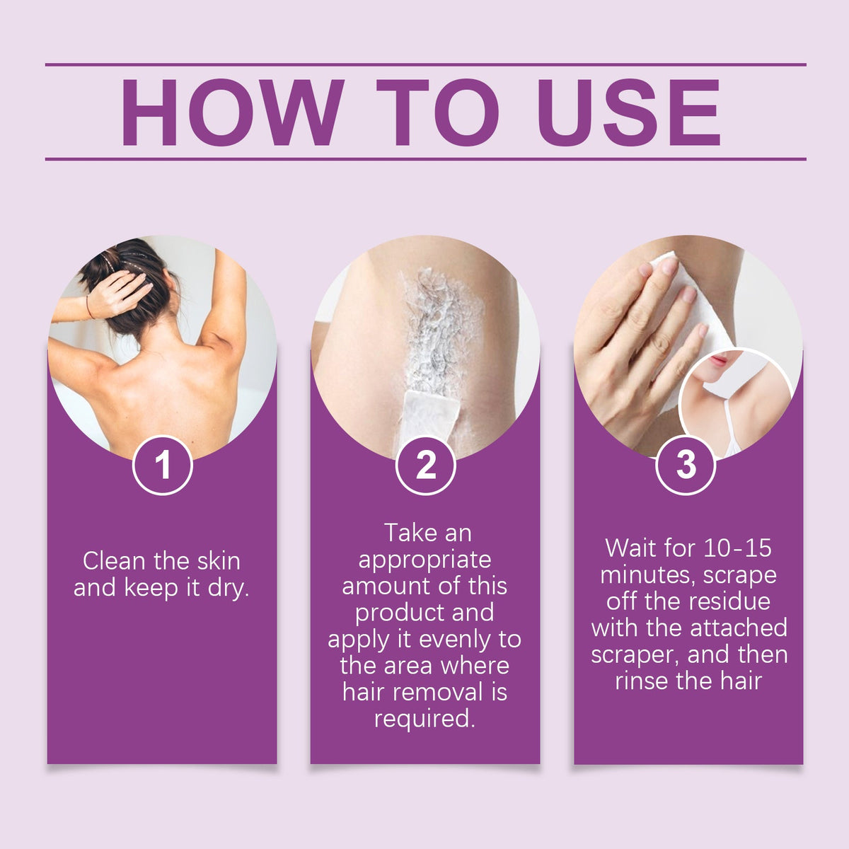 Body Hair Removal Cream for Gentle, Smooth-Looking Skin