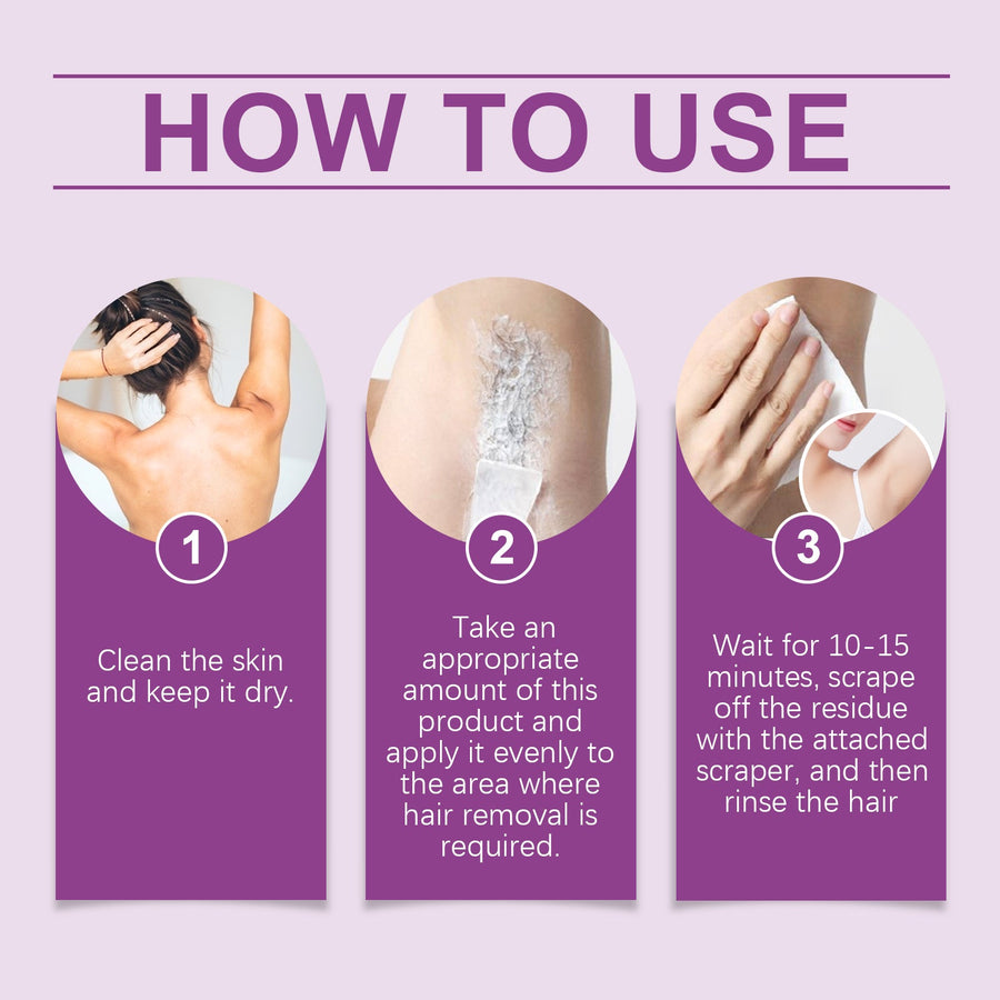 Body Hair Removal Cream for Gentle, Smooth-Looking Skin