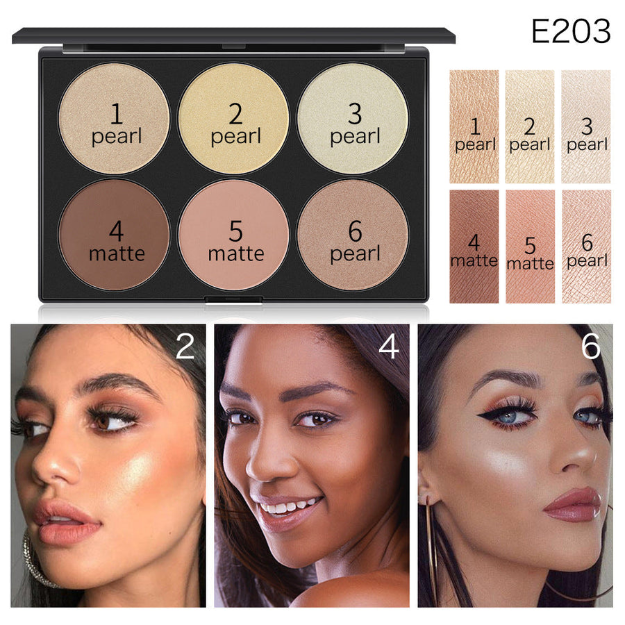 Face Contour and Highlight Palette for Sculpted Glow