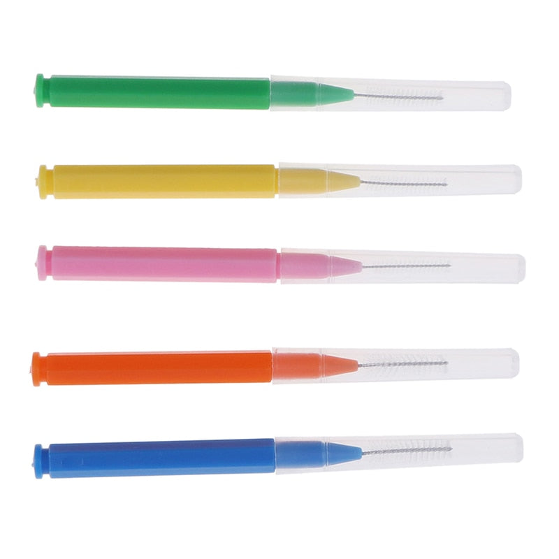 30Pcs/set I Shaped Interdental Brush Denta Floss Interdental