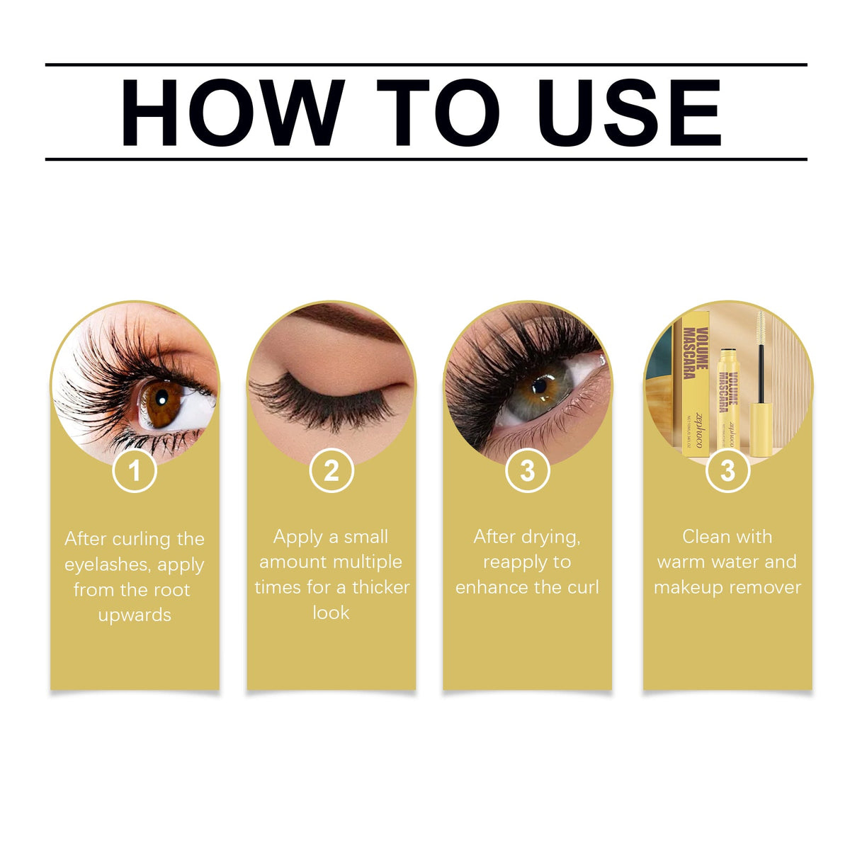 Smudge-Proof Mascara For Fuller, Naturally Curled Lashes