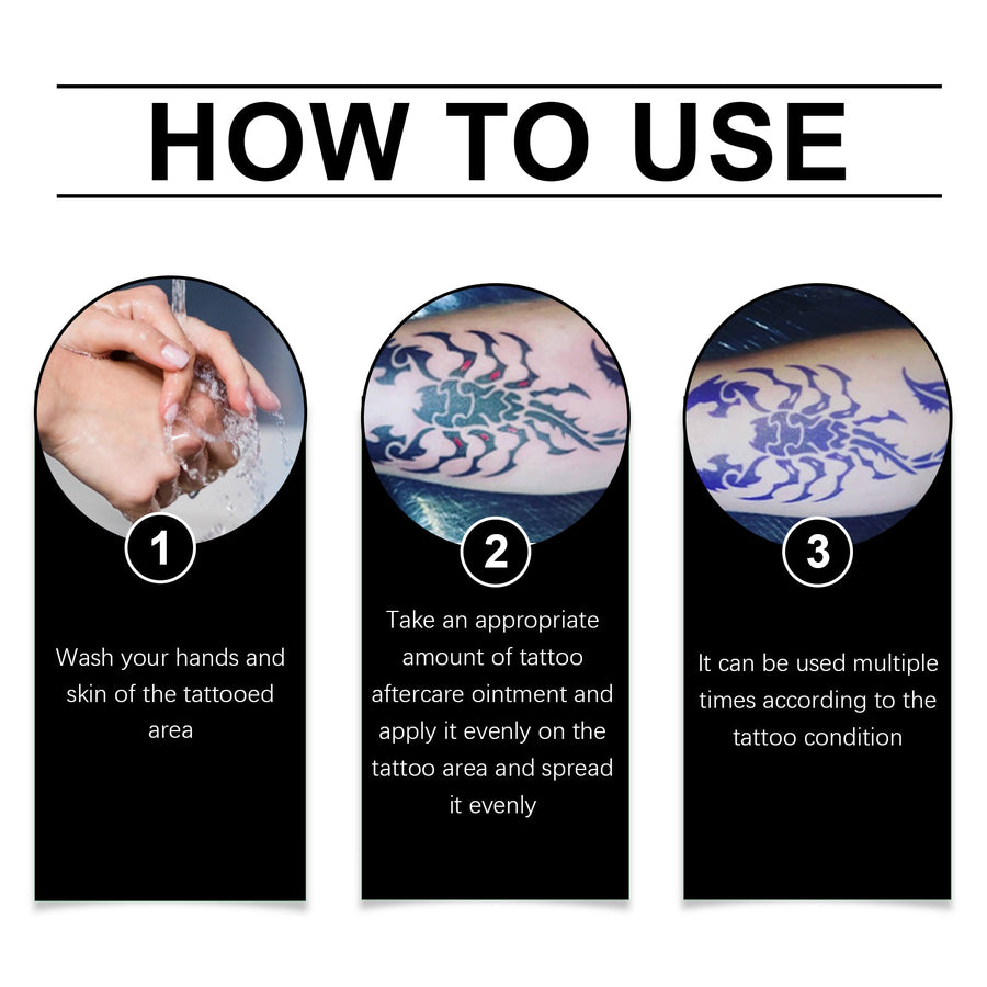 Tattoo Aftercare Cream for Moisture and Color Care