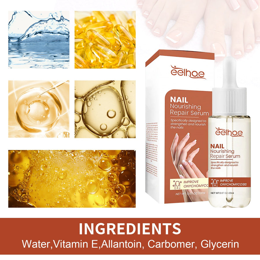 Nail Repair Essence for Discolored Brittle Nails Serum
