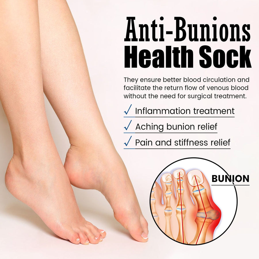 Anti-Bunions Compression Socks — Visible Reduction in 8 Weeks