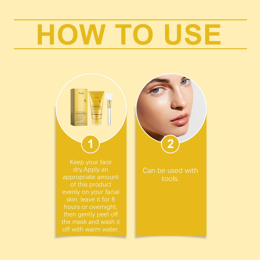 Turmeric Collagen Peel-Off Mask With Scraper Applicator
