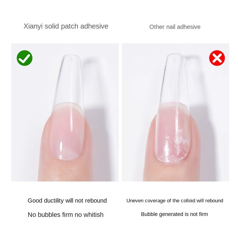 Solid Nail Adhesive — 50% Stronger Hold, 40% Longer Wear