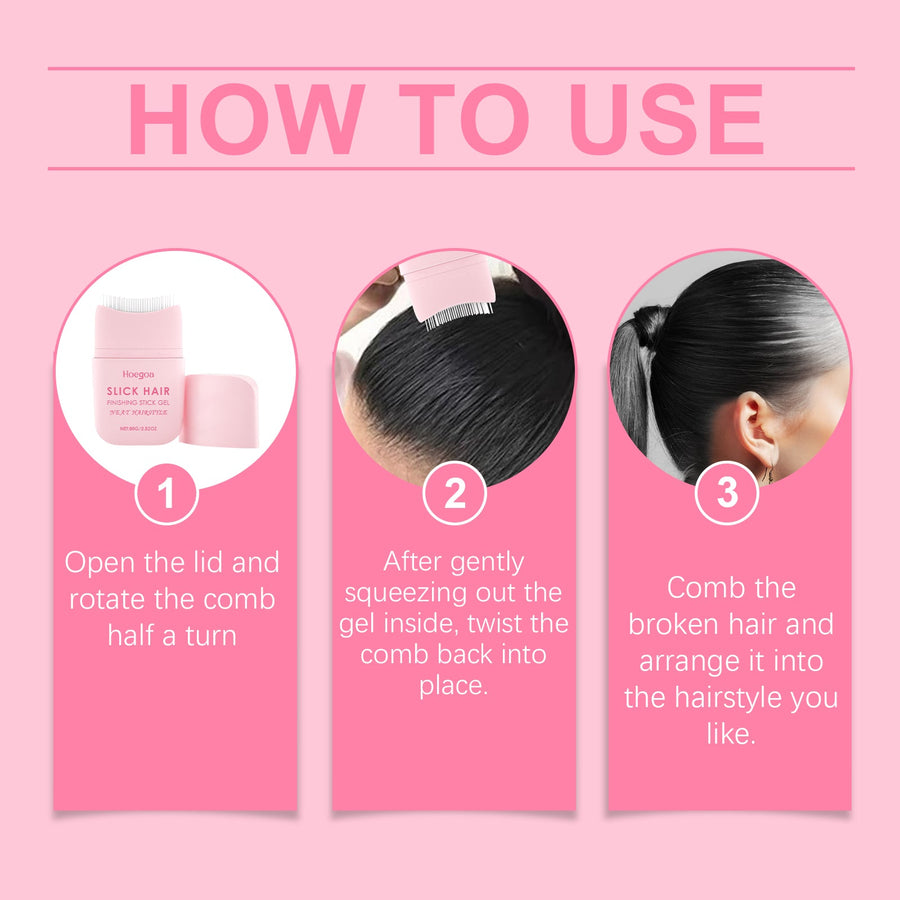 Hair Finishing Stick for Smooth, Polished Flyaways