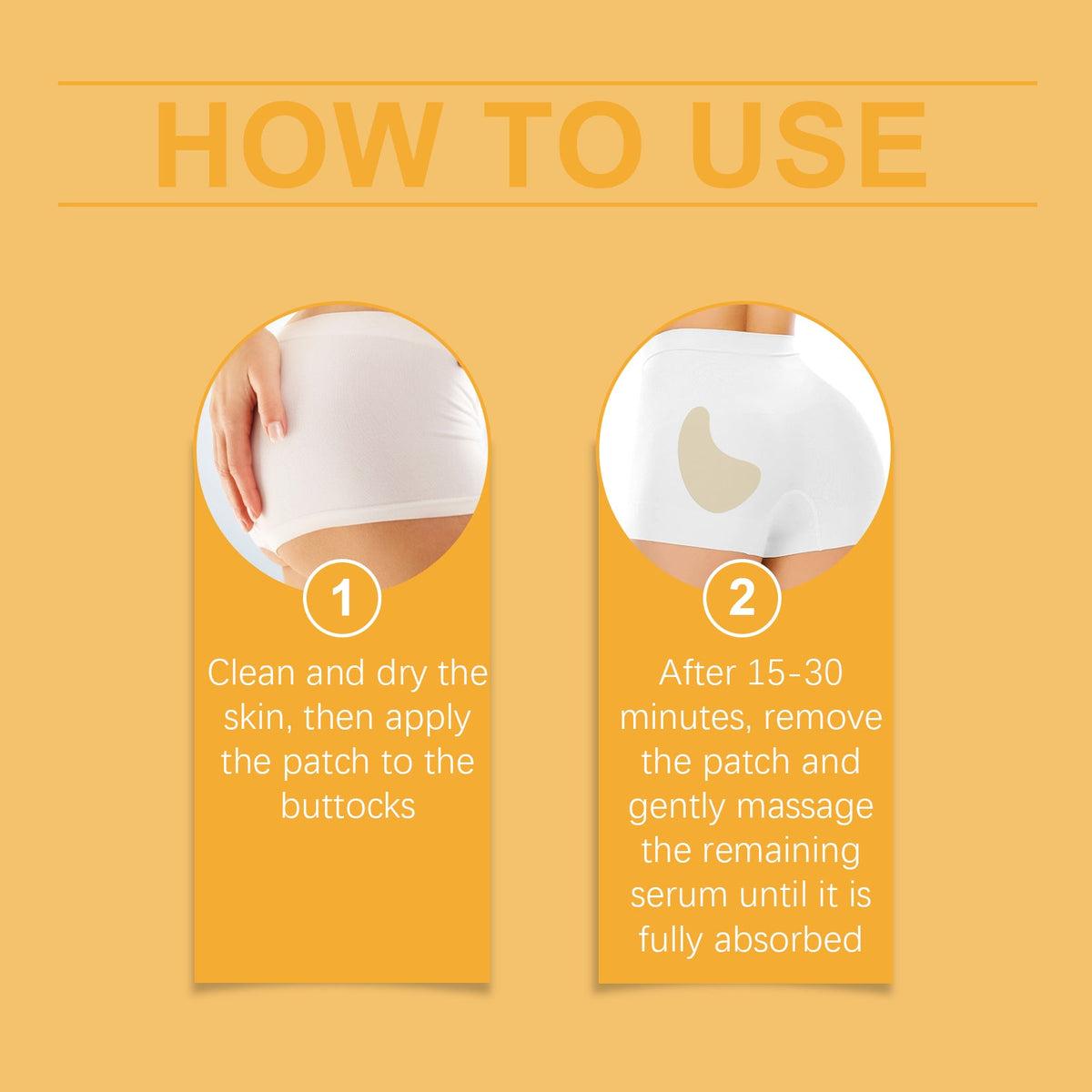 Bee Venom Butt Firming Pads For Lifted Contoured Curves