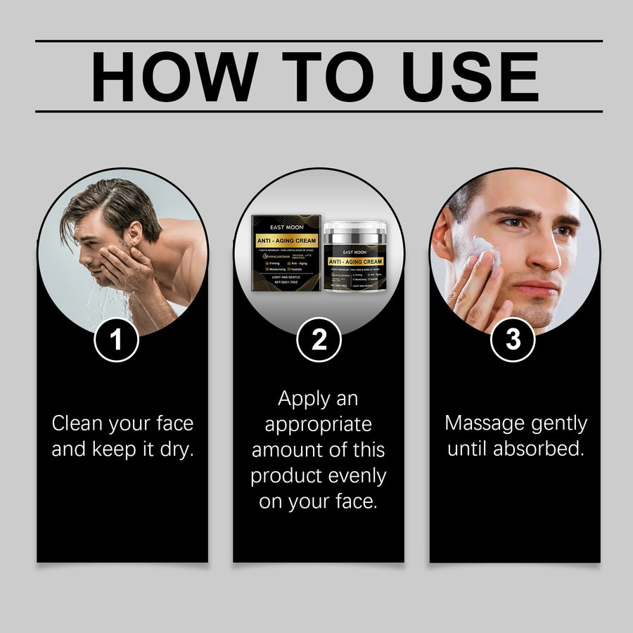 Men's Anti-Aging Moisturizer for Firmer, Smoother Skin