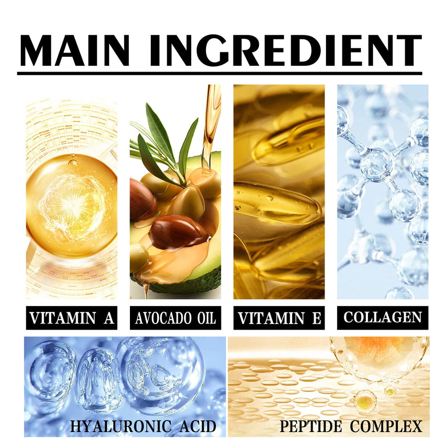 Anti-Aging Face Cream with 3% Hyaluronic Acid, Firms Skin