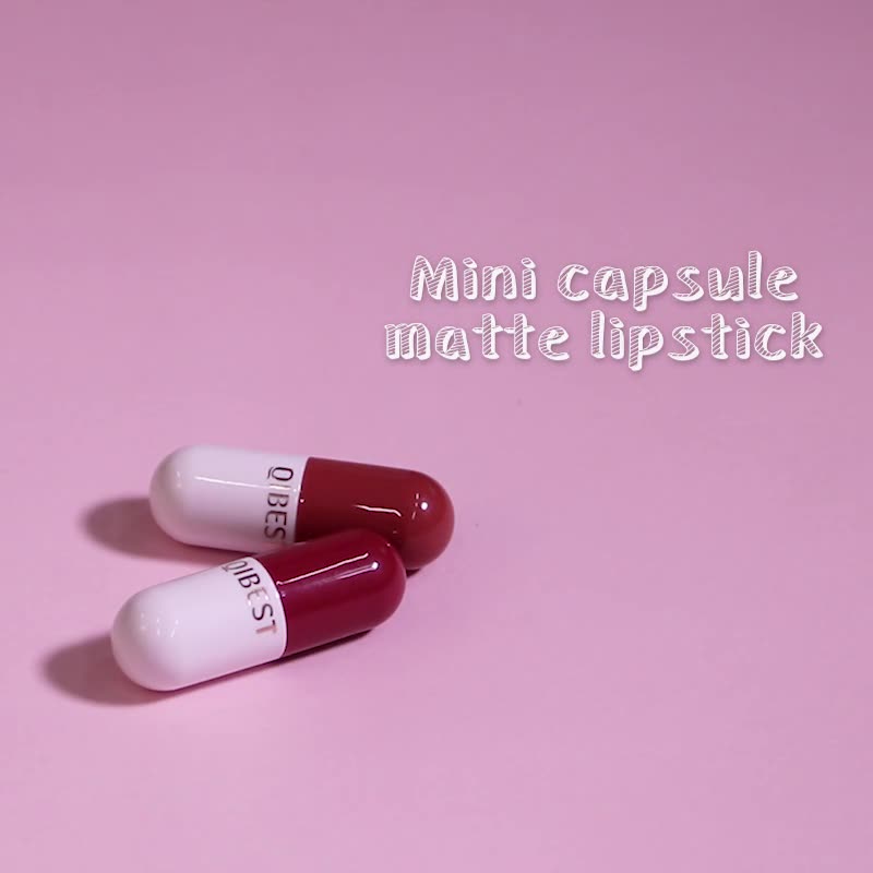 Mini Capsule Lipstick Set – Portable Velvet Matte Color
