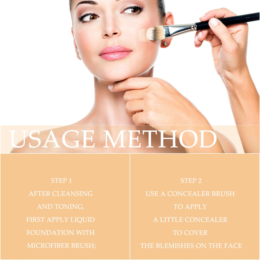 2-in-1 Foundation and Concealer for Even-Looking Skin