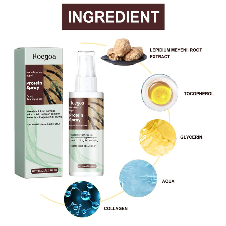 Protein Hair Spray for Smoother, Stronger-Looking Hair