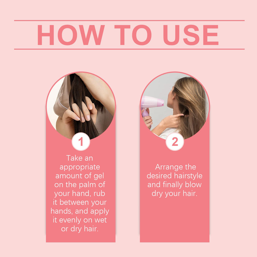 Strawberry Curl Styling Gel for Long-Lasting Volume