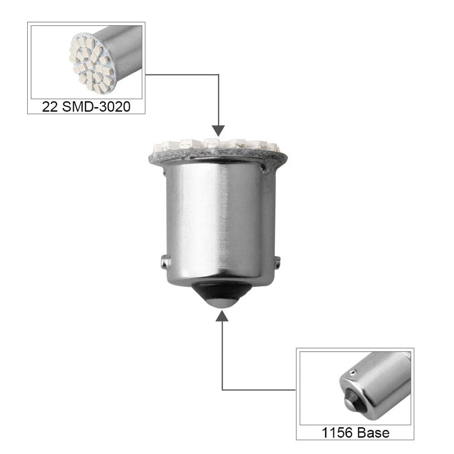 LED Replacement Bulbs — 22SMD Brighter Brake & Signal Lights