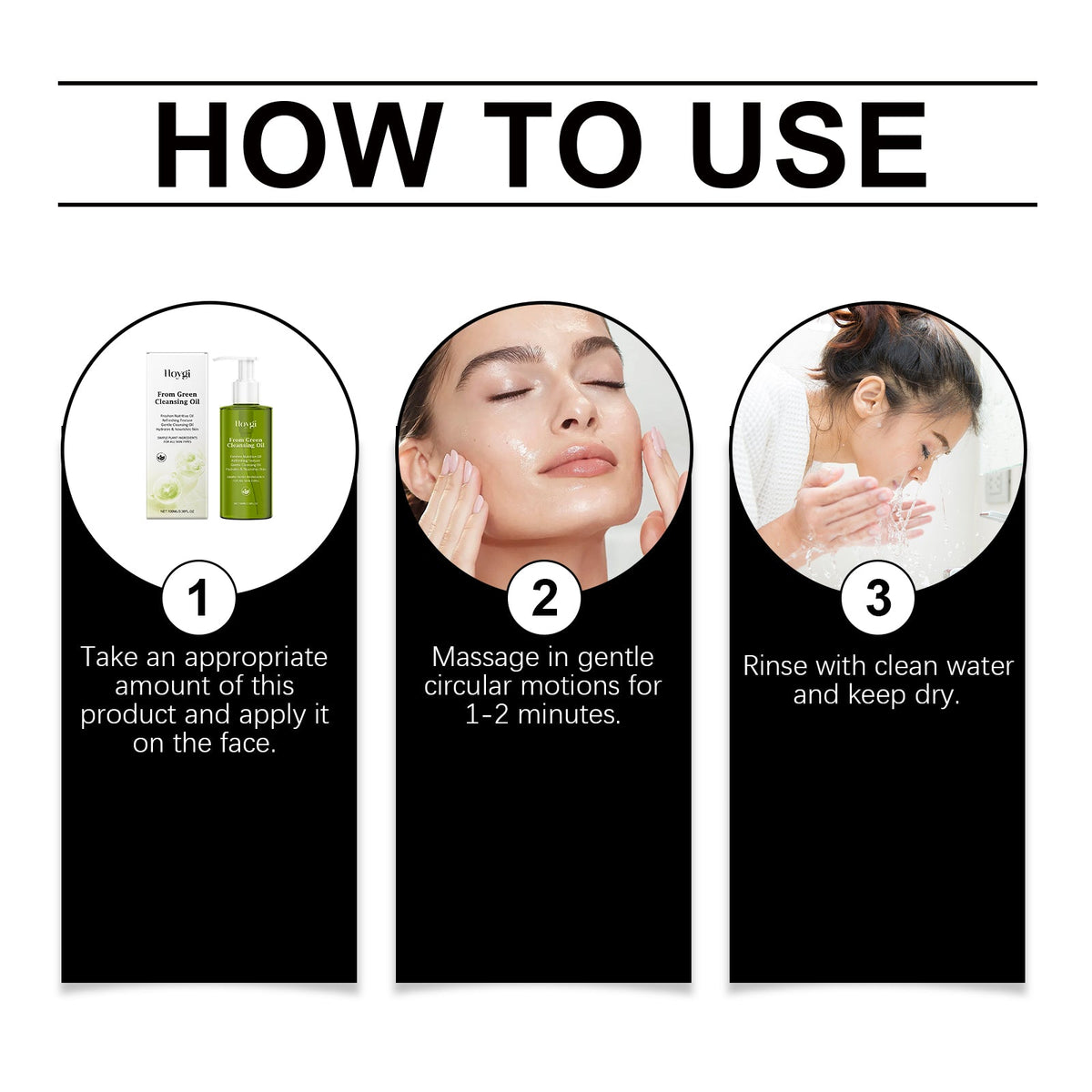 Makeup Remover Oil for Gentle, Non-Greasy Cleansing