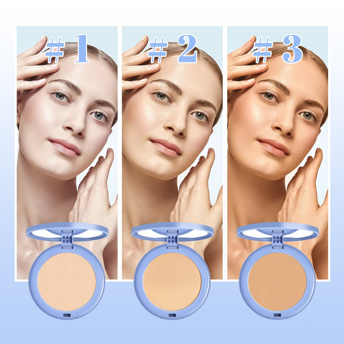 Setting Powder for Long-Lasting Matte Oil Control Makeup