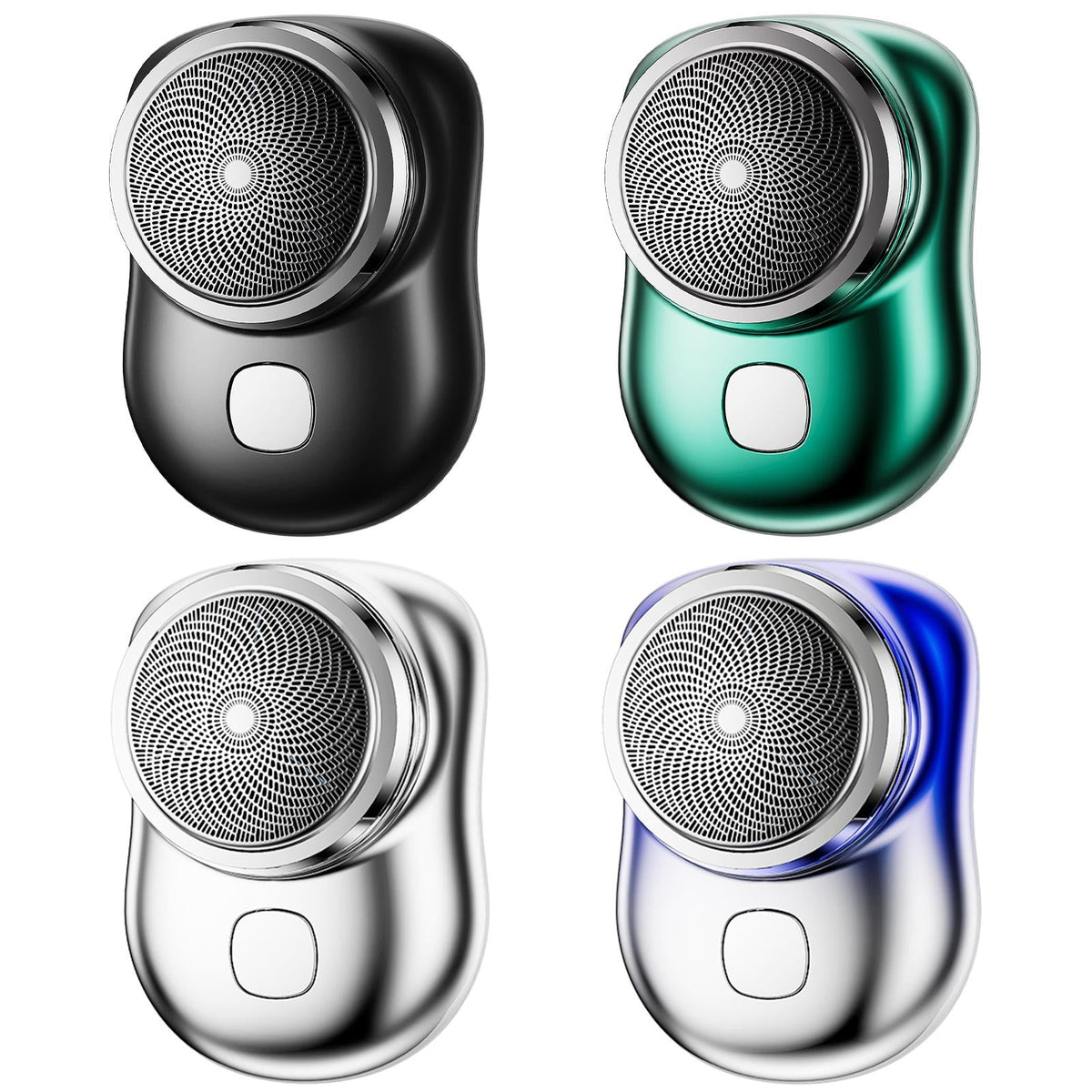 Compact Electric Shaver for Men – 60-Day Battery, Waterproof
