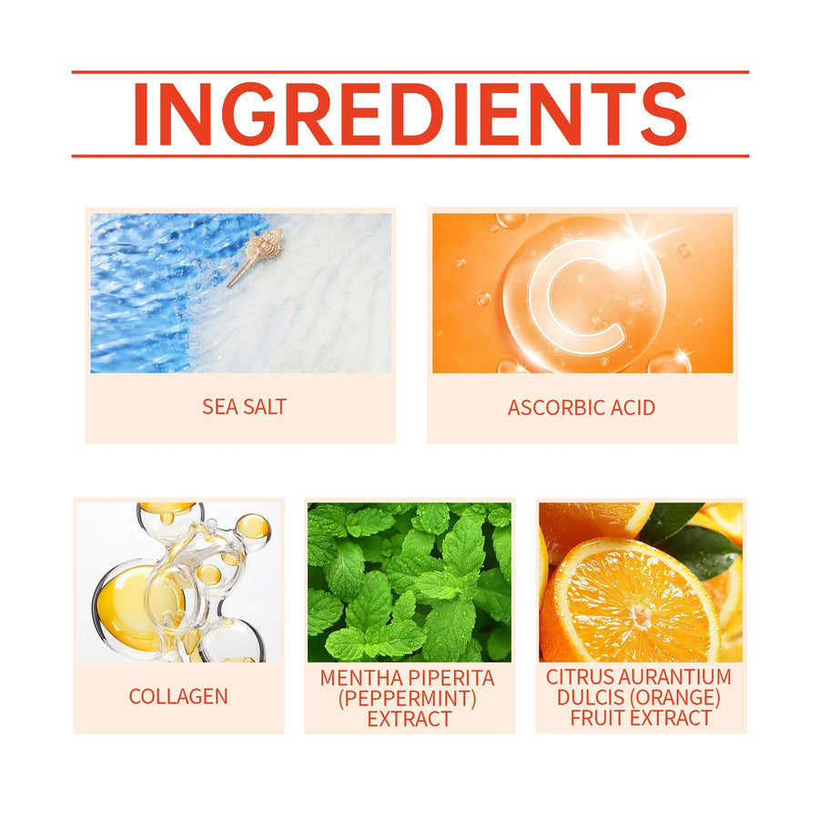 Orange Vitamin C Body Scrub for Sensitive Skin