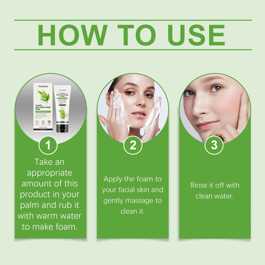 Salicylic Acid Foam Cleanser – Clearer Skin in 30 Days