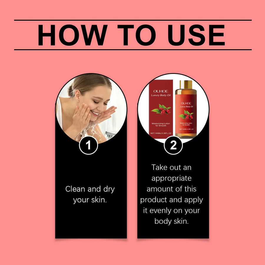 Rosehip Body Oil for Firming & Skin Elasticity